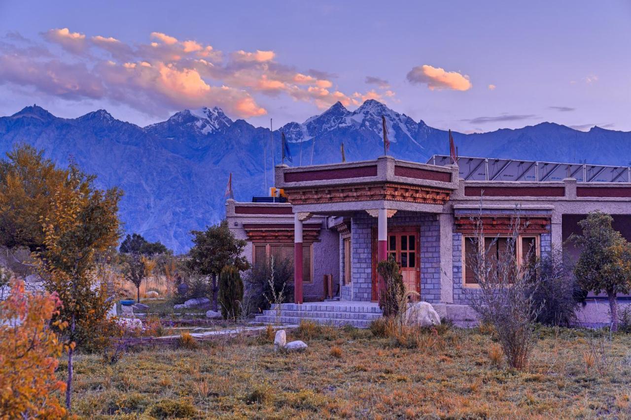 Lchang Nang Retreat-The House Of Trees-Nubra Valley Hotel Sumur Eksteriør billede