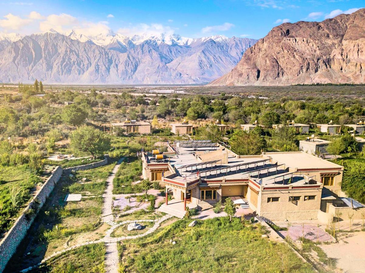 Lchang Nang Retreat-The House Of Trees-Nubra Valley Hotel Sumur Eksteriør billede