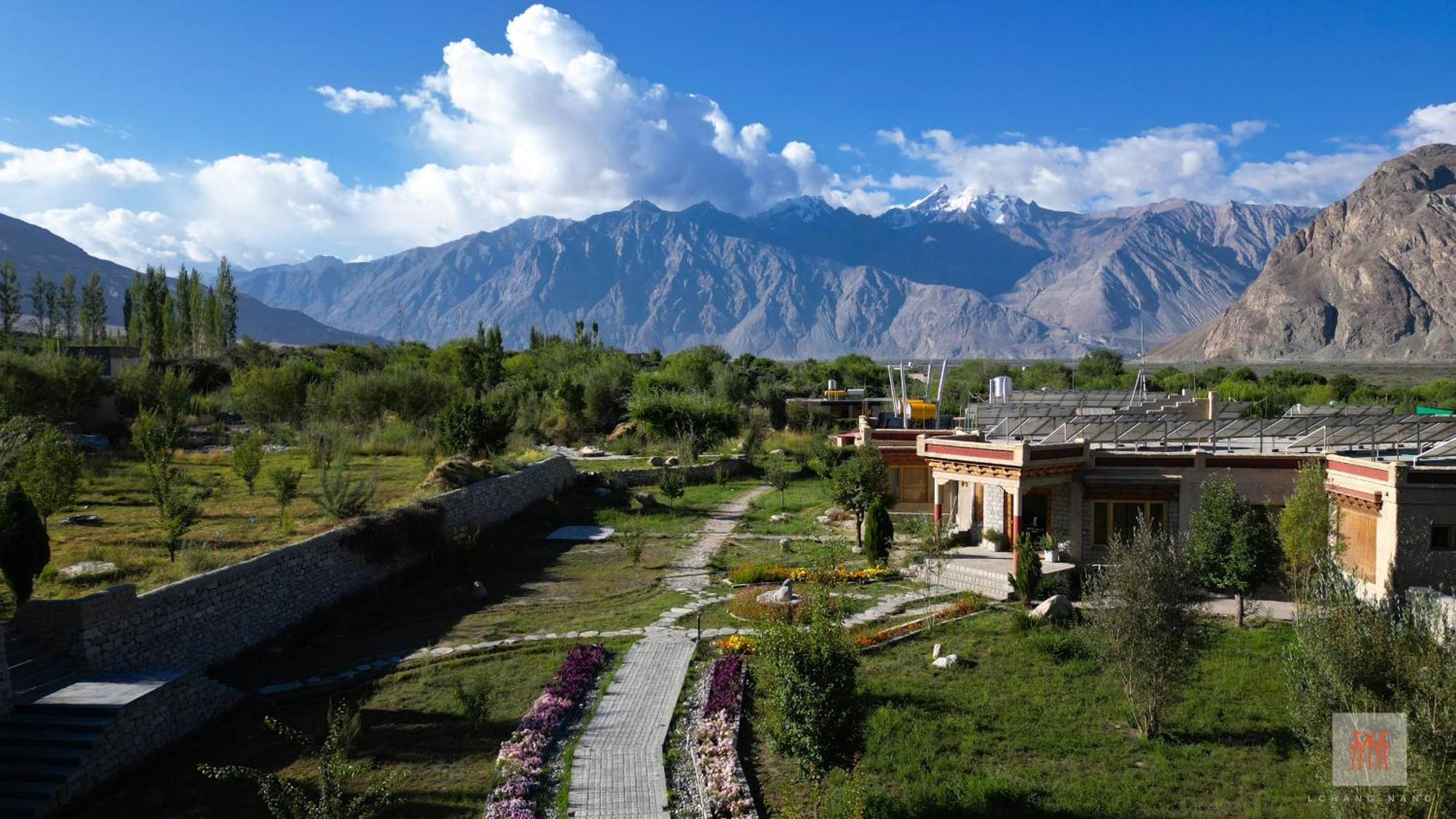 Lchang Nang Retreat-The House Of Trees-Nubra Valley Hotel Sumur Eksteriør billede