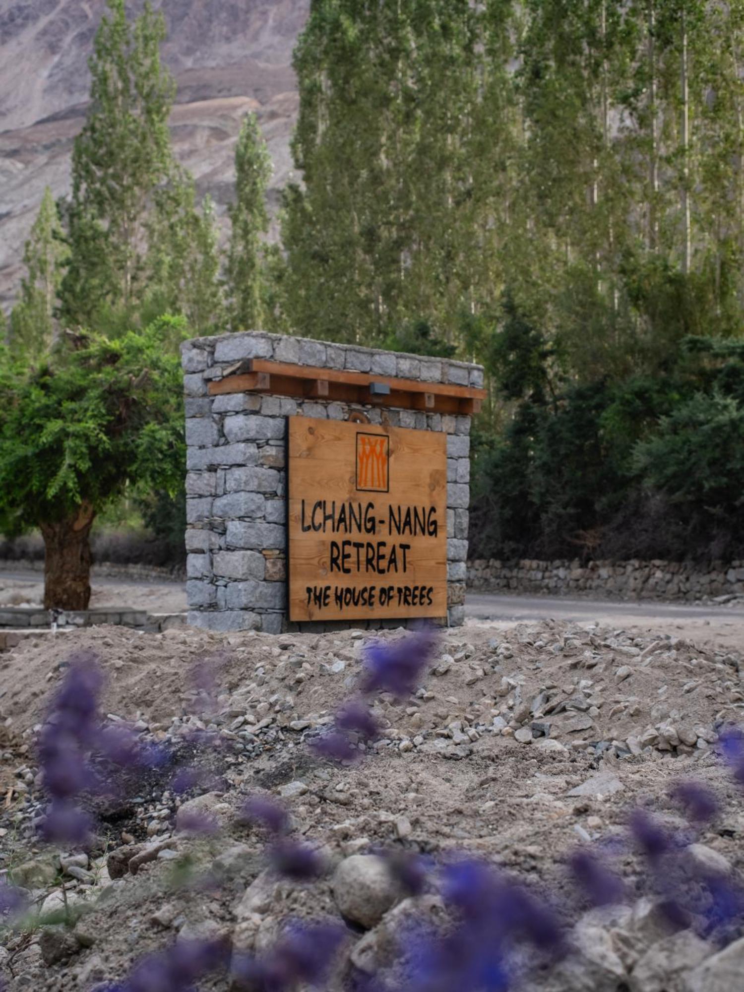 Lchang Nang Retreat-The House Of Trees-Nubra Valley Hotel Sumur Eksteriør billede